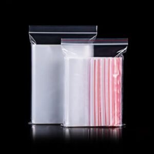 Túi Zipper Chỉ Đỏ Size 6x9cm - Hình ảnh 1