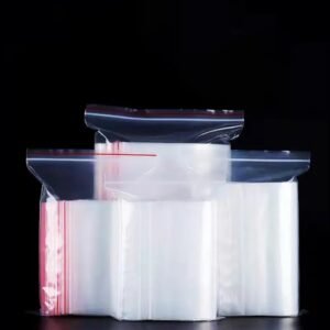Túi Zipper Chỉ Đỏ Size 6x9cm - Hình ảnh 3